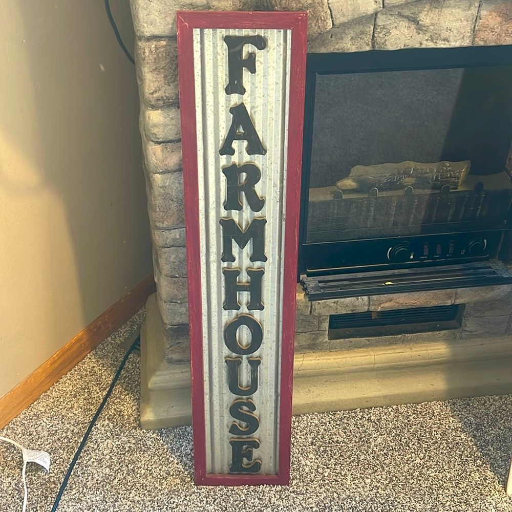 Farmhouse vintage sign